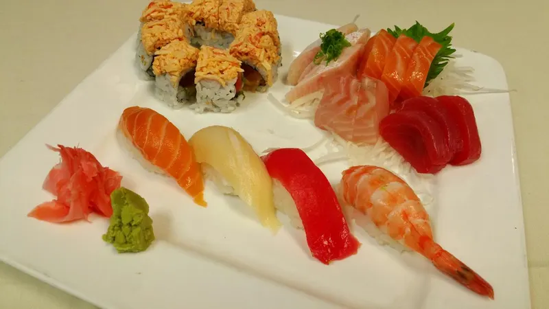 Sushi and sashimi at Concerto Fusion Cuisine