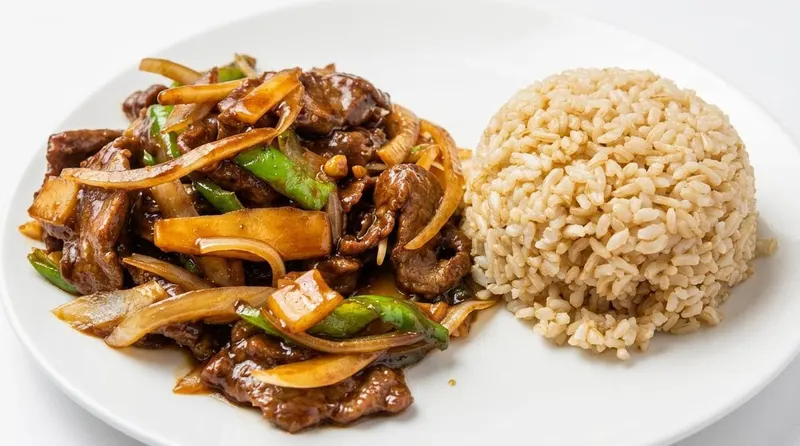 A freshly prepared dish at Concerto Fusion Cuisine