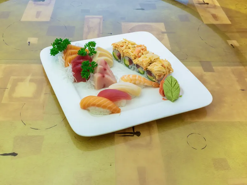 Sushi and sashimi at Concerto Fusion Cuisine