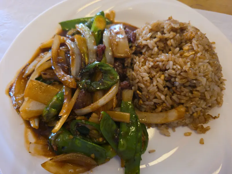 A freshly prepared dish at Concerto Fusion Cuisine