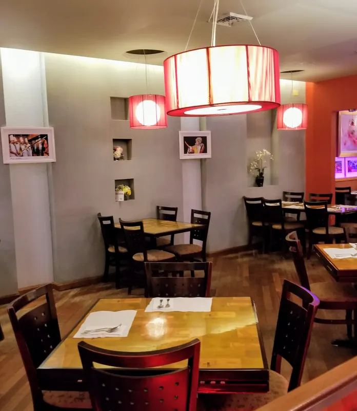 Inside the dining room at Concerto Fusion Cuisine