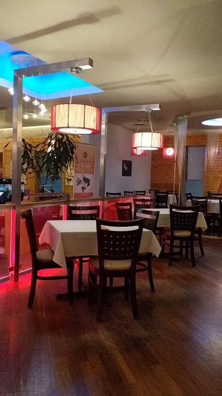 Inside the dining room at Concerto Fusion Cuisine