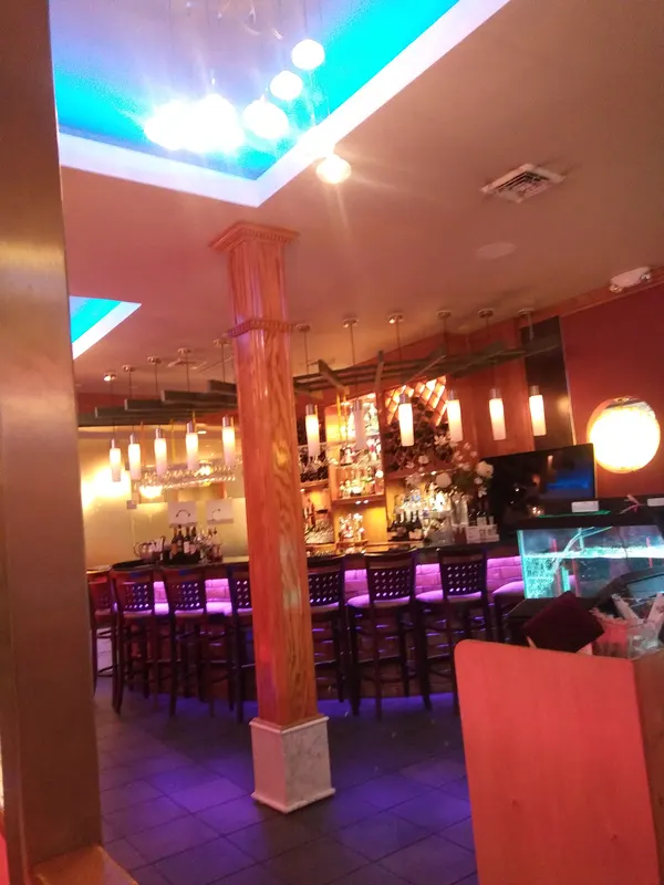 The bar at Concerto Fusion Cuisine
