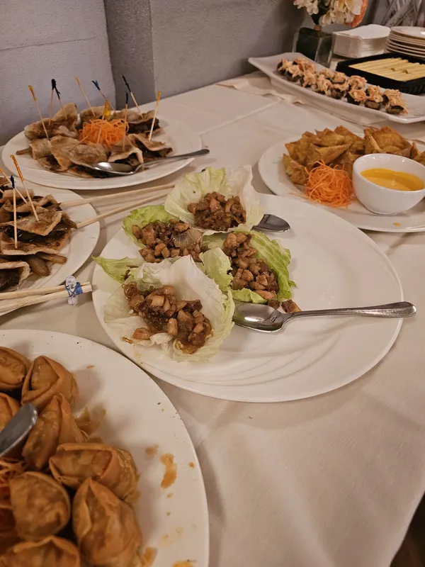 A freshly prepared dish at Concerto Fusion Cuisine