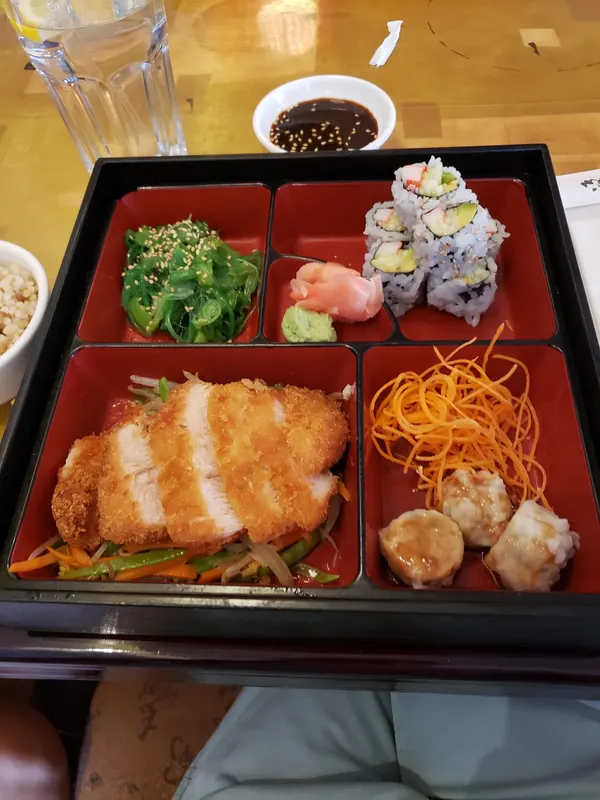 A freshly prepared dish at Concerto Fusion Cuisine