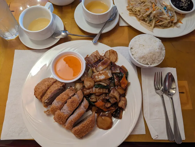 A freshly prepared dish at Concerto Fusion Cuisine