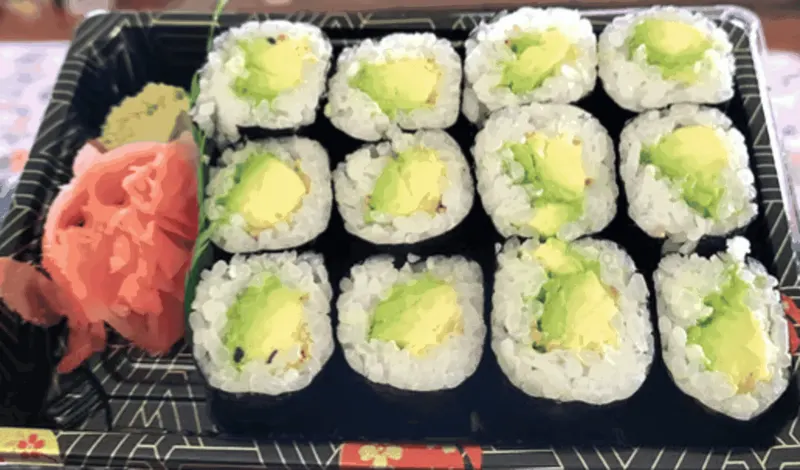 Sushi and sashimi at Concerto Fusion Cuisine