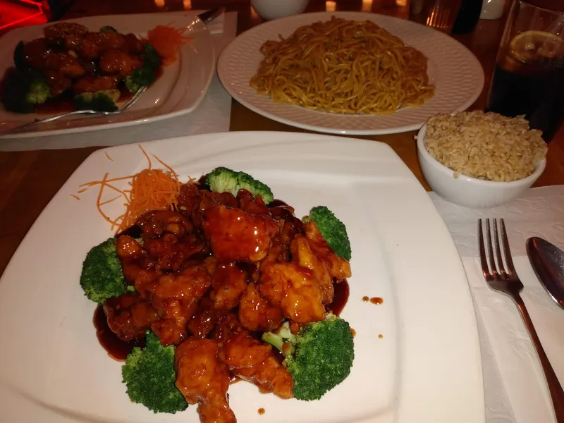 A freshly prepared dish at Concerto Fusion Cuisine