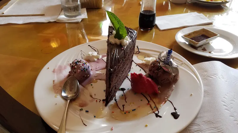 A freshly prepared dish at Concerto Fusion Cuisine