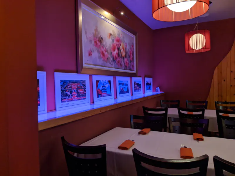 Inside the dining room at Concerto Fusion Cuisine