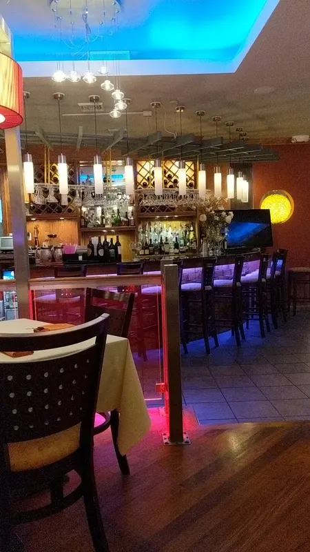 The bar at Concerto Fusion Cuisine